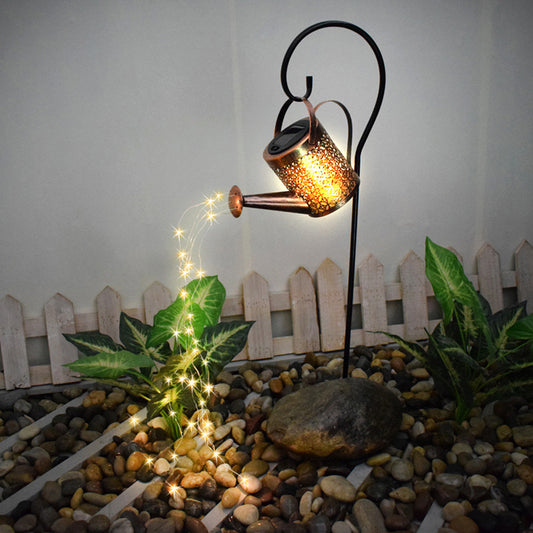 Solar Fairy Light Shower – Starry Waterfall Garden Lamp